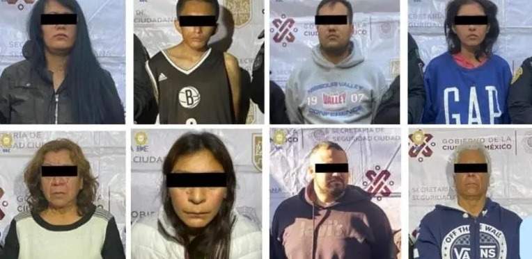 Los detenidos pertenecerían a una célula delictiva con vinculaciones en el Reclusorio Preventivo Varonil Sur