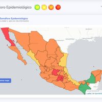 Ssa actualiza semáforo epidemiológico y aumentan a cinco las entidades en rojo
