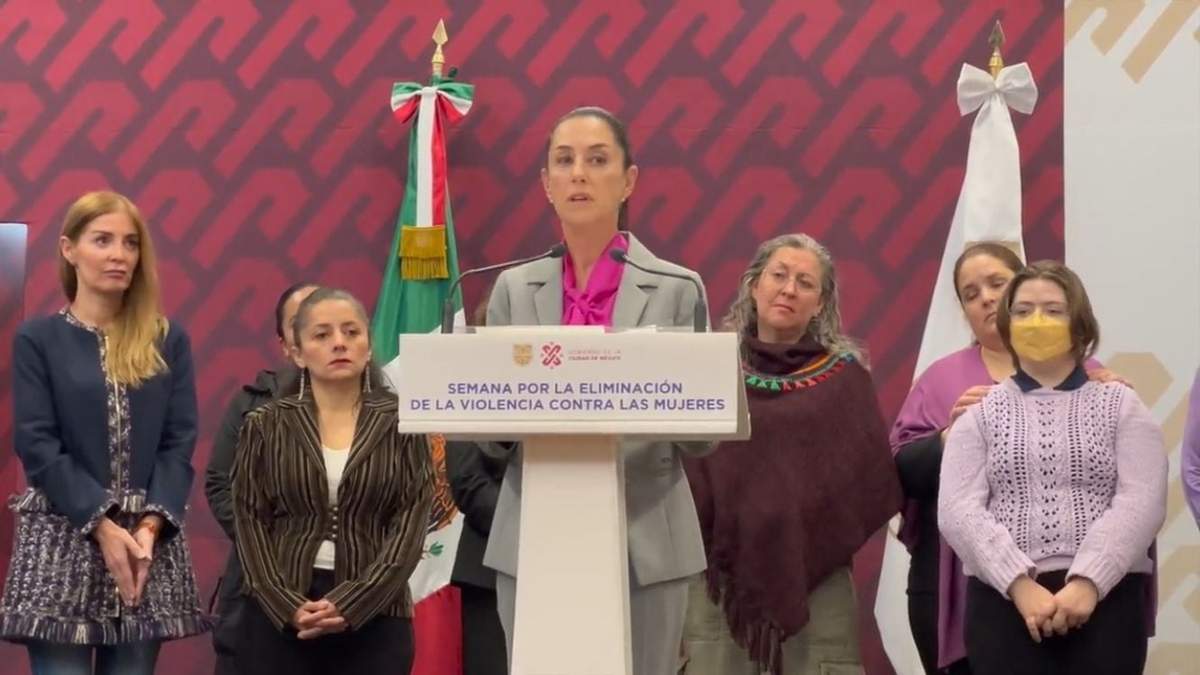 Claudia Sheinbaum en su conferencia matutina del 21 de noviembre de 2022