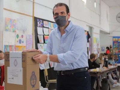 ELECCIONES 2021: el candidato Pablo Cervi ya emitió su voto en estas elecciones