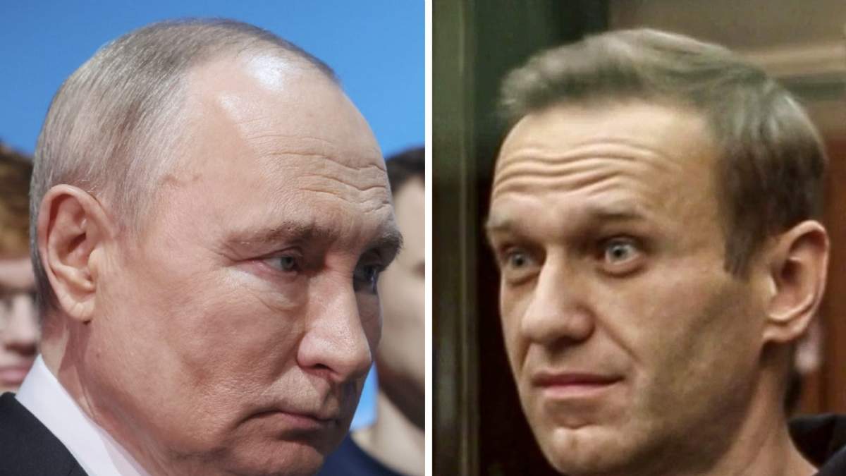 Vladimir Putin y Alexei Navalny