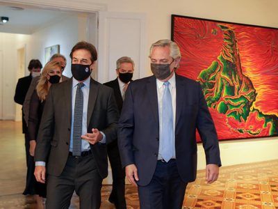 A pesar de la cena, no hubo acuerdo entre Alberto Fernández y Luis Lacalle Pou