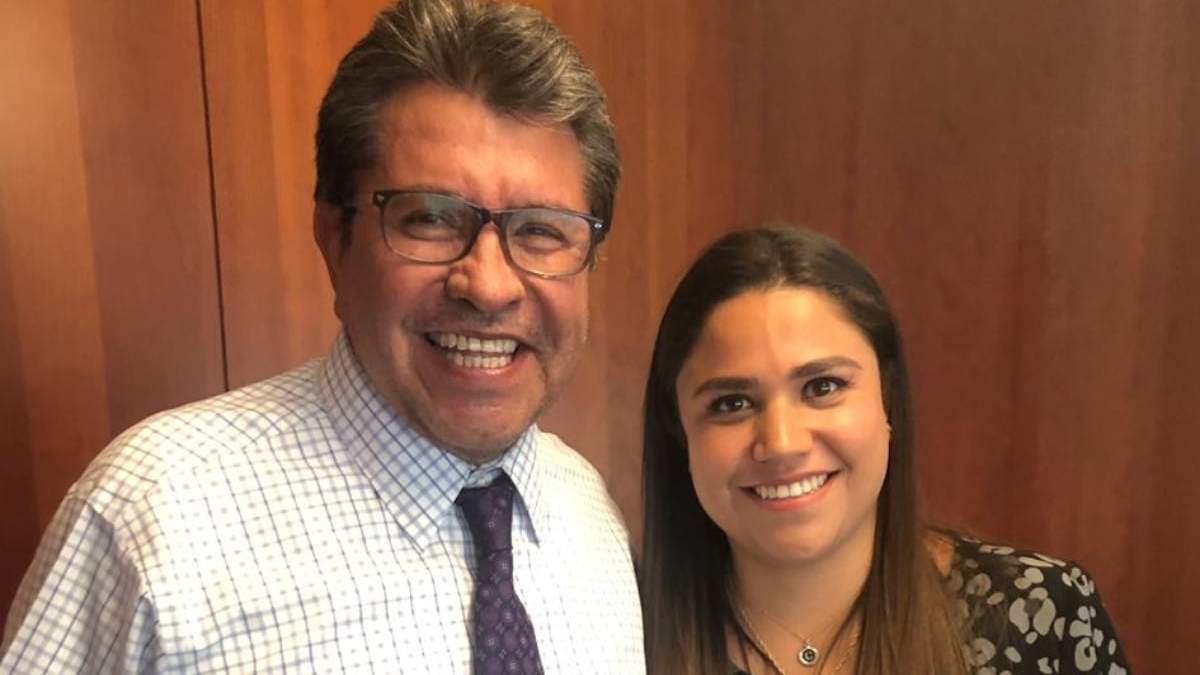 Catalina y Ricardo Monreal, hija y padre