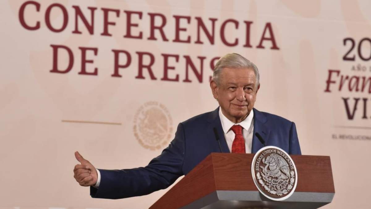 AMLO en la conferencia mañanera
