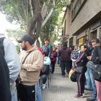 Euforia y largas filas causa la venta de monedas del ajolote