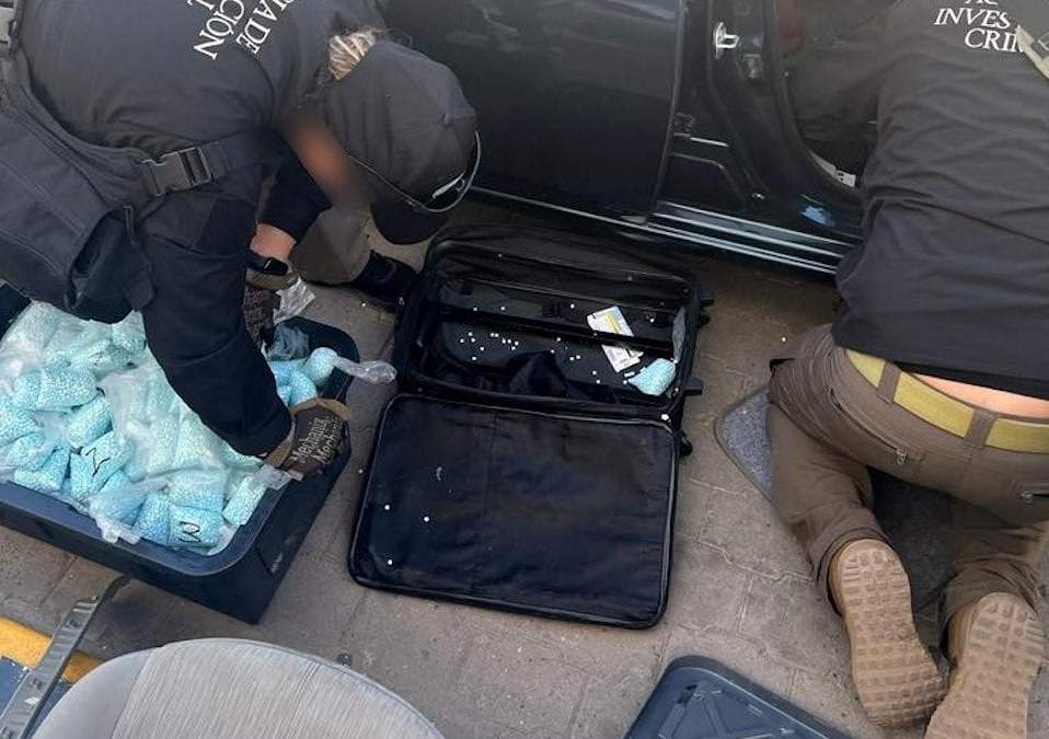 Fentanilo decomisado en Los Mochis, Sinaloa