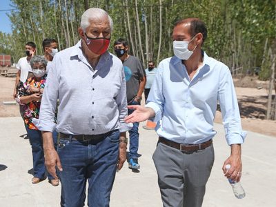 Petroleros: Guillermo Pereyra recibió a Omar Gutiérrez en la ciudad de Centenario