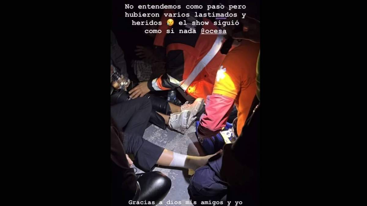 Una de las denuncias del incidente en el concierto de Lana del Rey