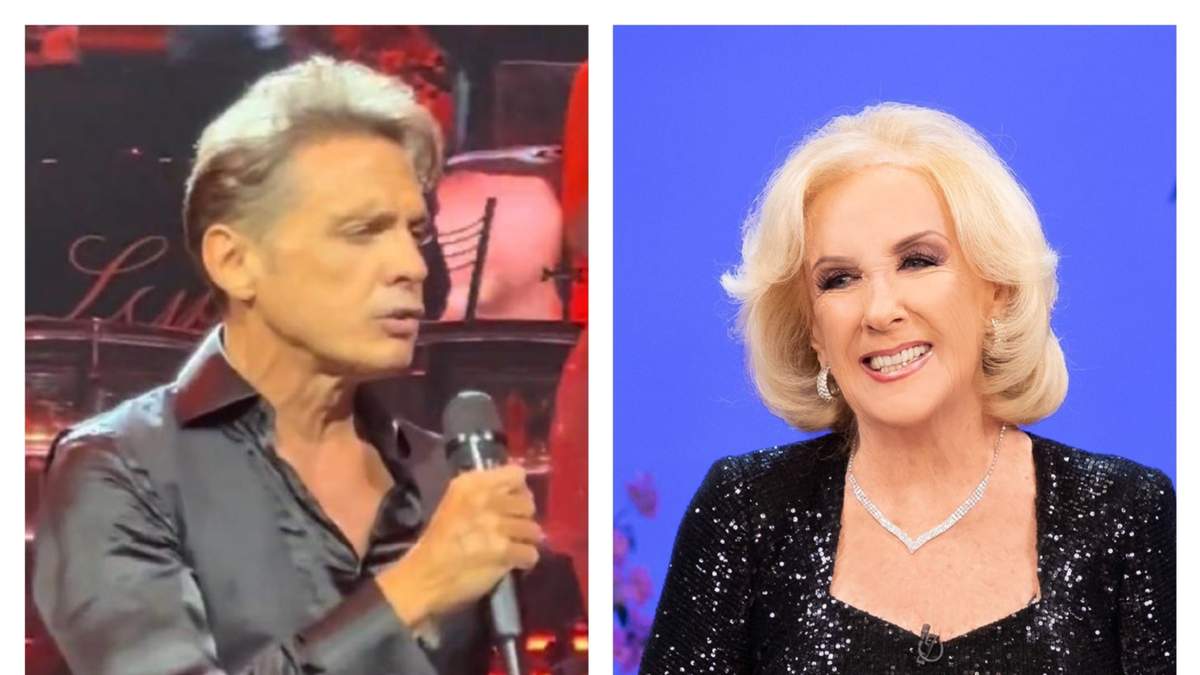 Luis Miguel y Mirtha Legrand, periodista argentina