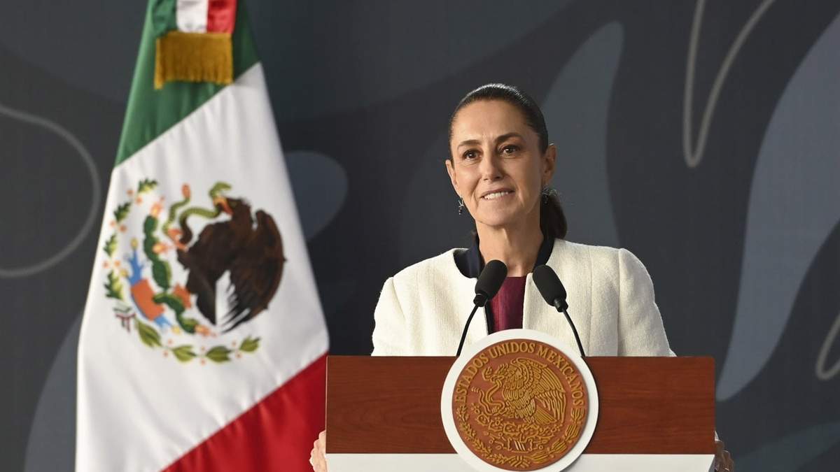La presidenta Claudia Sheinbaum en su conferencia matutina en Morelos, el jueves 8 de enero de 2025