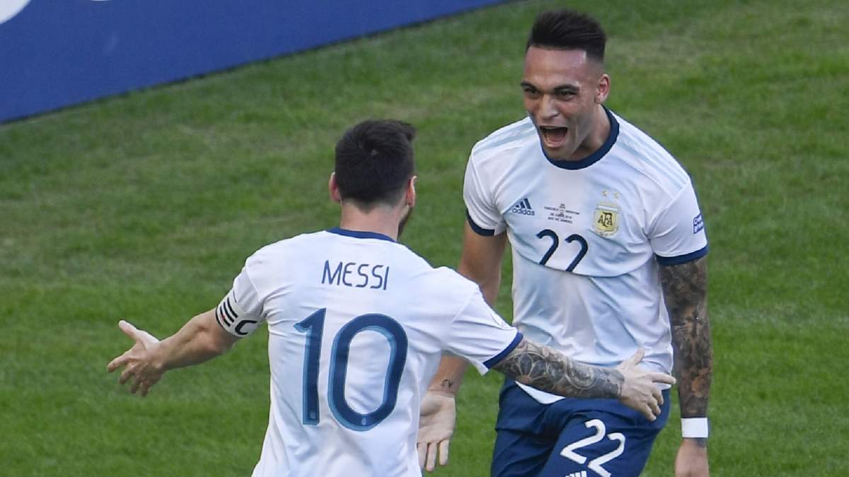 Lionel Messi y Lautaro Martínez. Fuente (Instagram)