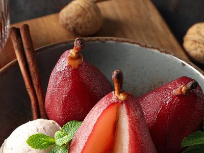 Preparate para los aplausos con estas peras al malbec, una receta gourmet que enamora por su textura y sabor