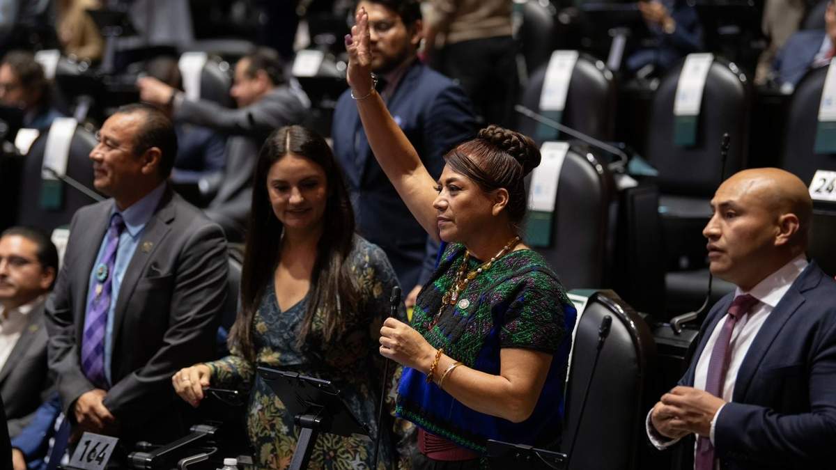 Adela Ramos Juárez en la sesión de este martes