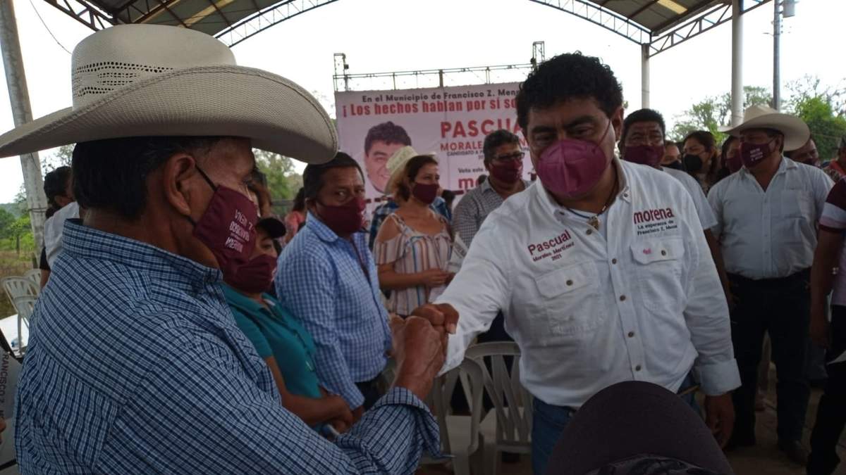 Pascual Morales Martínez, candidato de Morena a la alcaldía de Francisco Z. Mena.