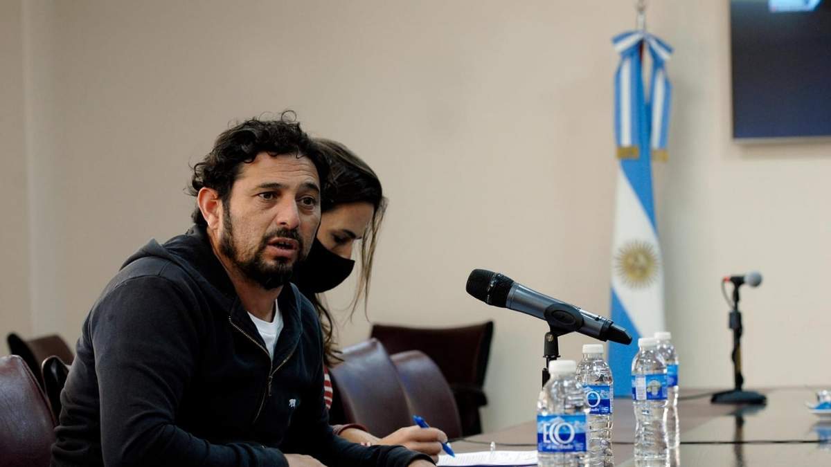 Andres Blanco, diputado provincial por el Frente de Izquierda. Fuente: (Twitter)