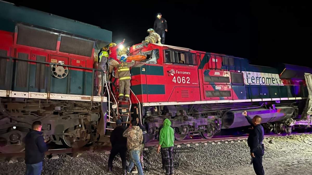Choque de locomotoras en Jalisco
