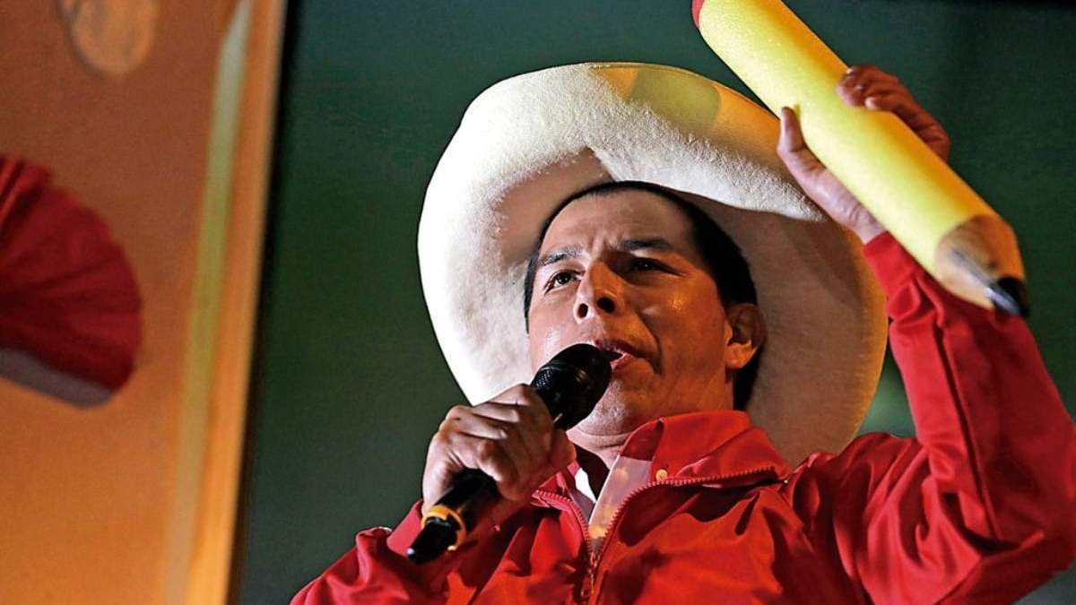 Pedro Castillo, presidente electo de Perú