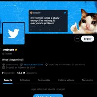 Reportan fallas en la red social Twitter