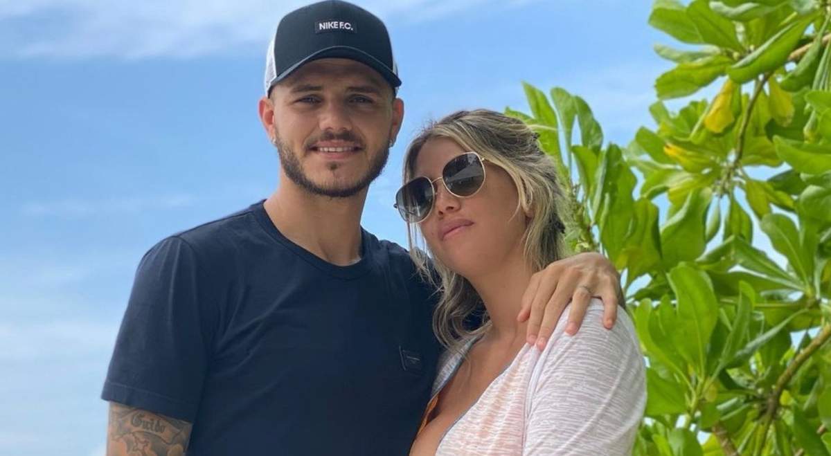 Mauro Icardi y Wanda Nara. Fuente: (Instagram)