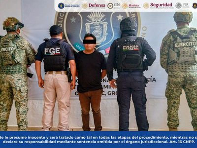 Fiscalía de Guerrero detiene a sujeto por asesinar a sus padres con un machete