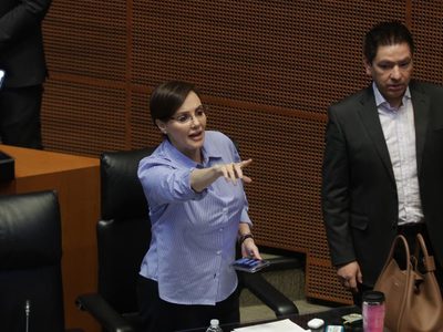 Así celebró Lilly Téllez la acusación de EU contra Rubén Rocha Moya