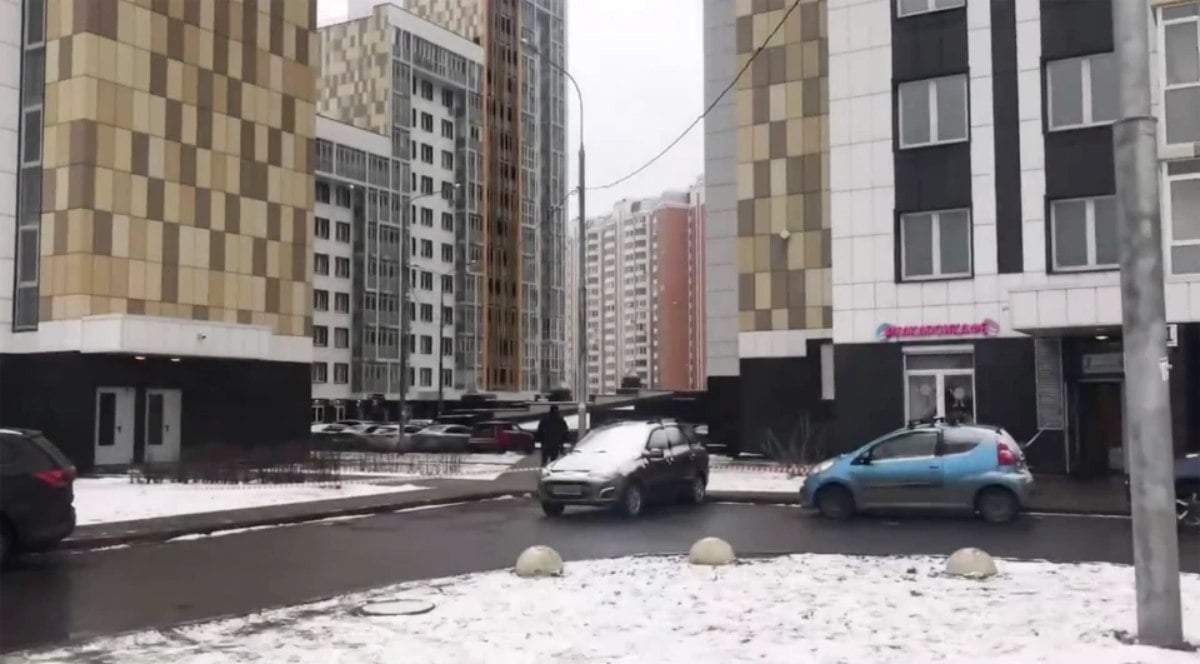 Zona donde fue arrojado el bebé