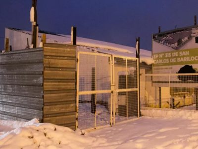 Por la nieve suspendieron las clases en el turno mañana en Bariloche