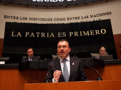 Videgaray asume responsabilidad por invitar a Trump en 2016