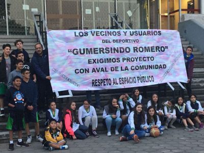 Vecinos denuncian privatización del deportivo Gumersindo Romero en la Benito Juárez