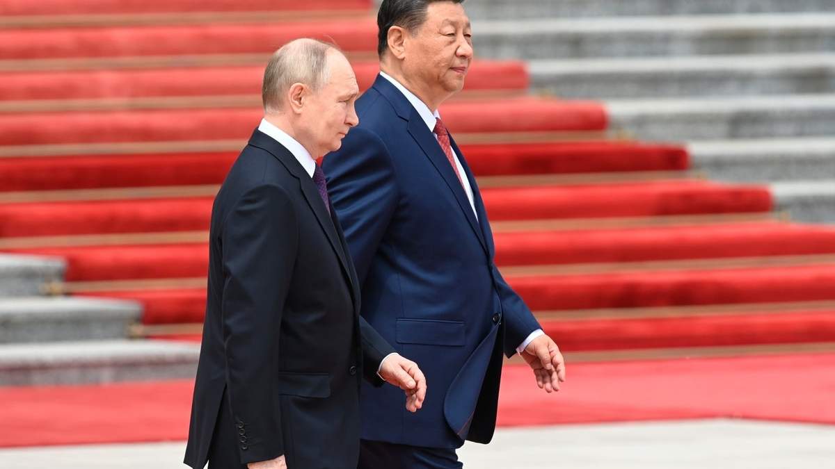Los mandatarios de Rusia y China, Vladimir Putin y Xi Jinping, respectivamente