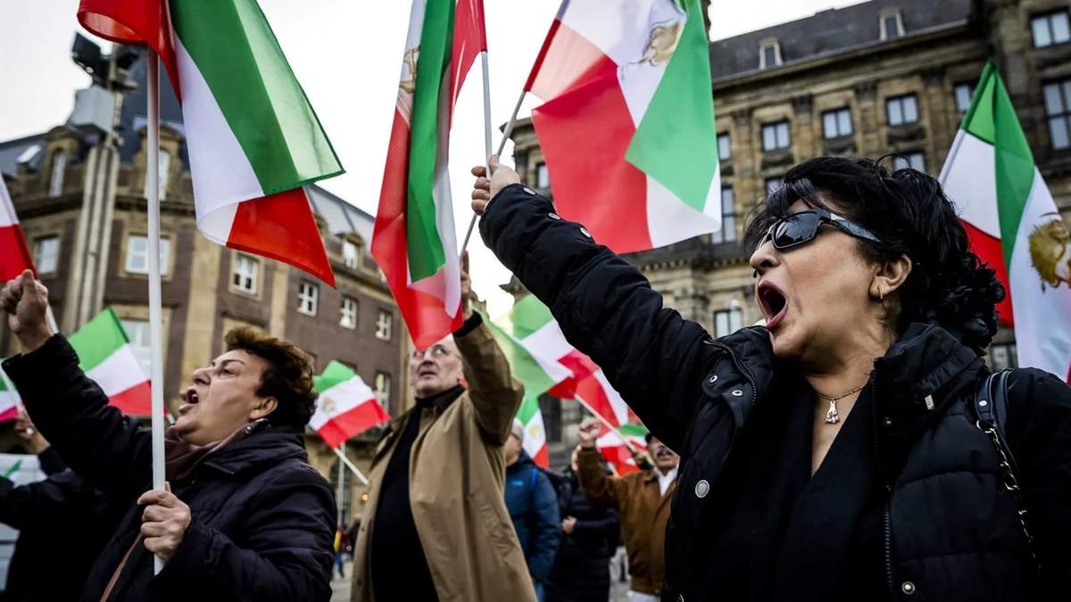 Protestas en Irán. Fuente: (Twitter)