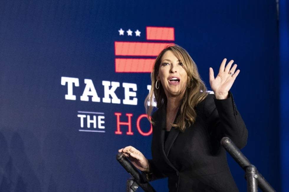 La presidenta del Comité Nacional Republicano, Ronna McDaniel