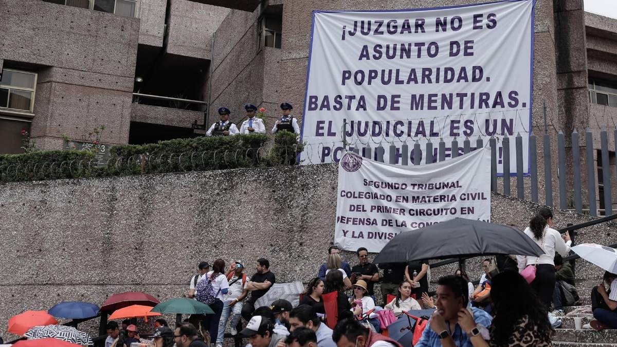 Protesta contra la reforma al Poder Judicial
