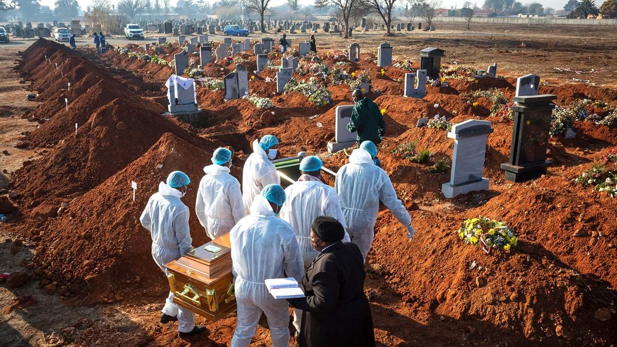 Sudáfrica es el país que más casos y más fallecidos por coronavirus acumula en el continente africano. Fuente: (Twitter)