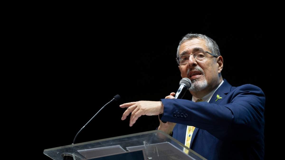 El presidente de Guatemala Bernardo Arévalo