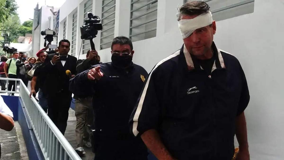 El actor, después de la agresión