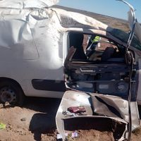 Un fallecido y diez heridos tras un accidente de tránsito a las afueras de Plaza Huincul