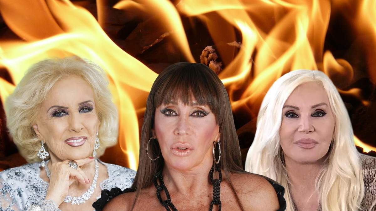 Mirtha Legrand, Moria Casán y Susana Giménez. Fuente: (Minuto Neuquen)