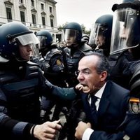 Así podría ser la captura de Felipe Calderón, según la Inteligencia Artificial