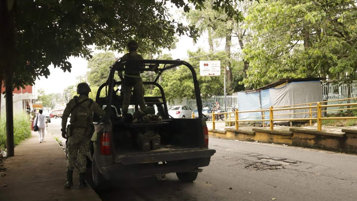 El Ejército custodió el hospital donde fueron internados migrantes dias después de los hechos del 1 de octubre de 2024