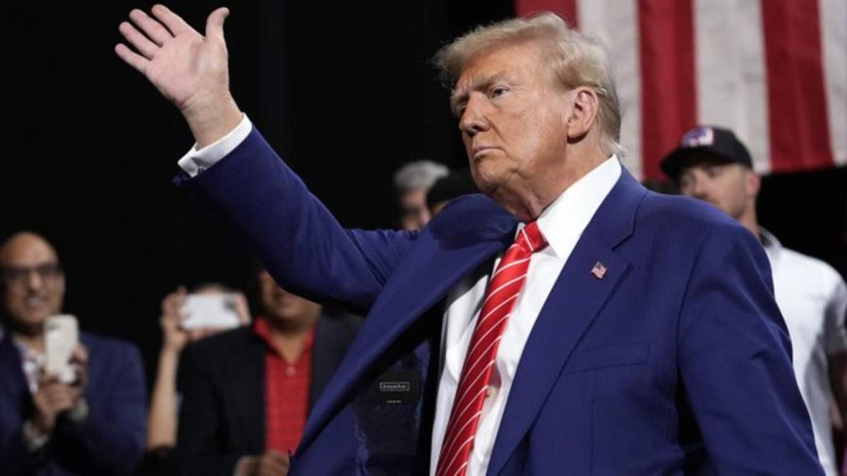 El candidato presidencial Donald Trump