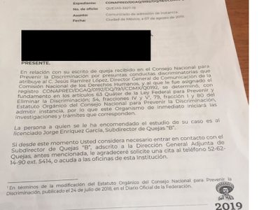 La Conapred acepta denuncia de una sobreviviente de cáncer por discriminación ¡de la CNDH!