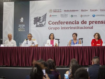 El gobierno admite que el derrame en el Golfo se originó en Pemex; separan a tres funcionarios