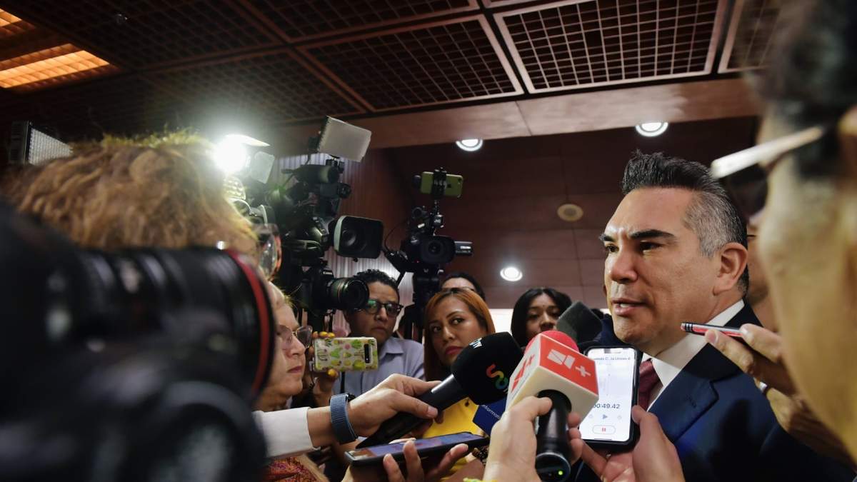 El líder priista, en la Cámara de Diputados