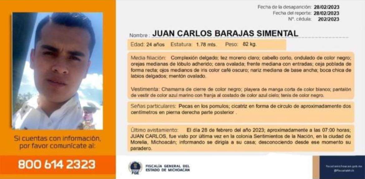 Ficha de búsqueda del policía