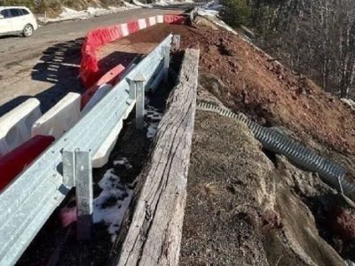Repararon el socavón en la ruta chilena y se reanudó el tránsito pesado en Cardenal Samoré