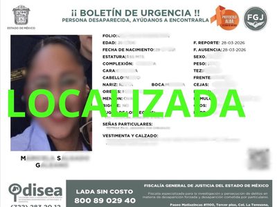 Encuentran con vida a mujer desaparecida tras abordar taxi de app al salir de la Feria del Caballo