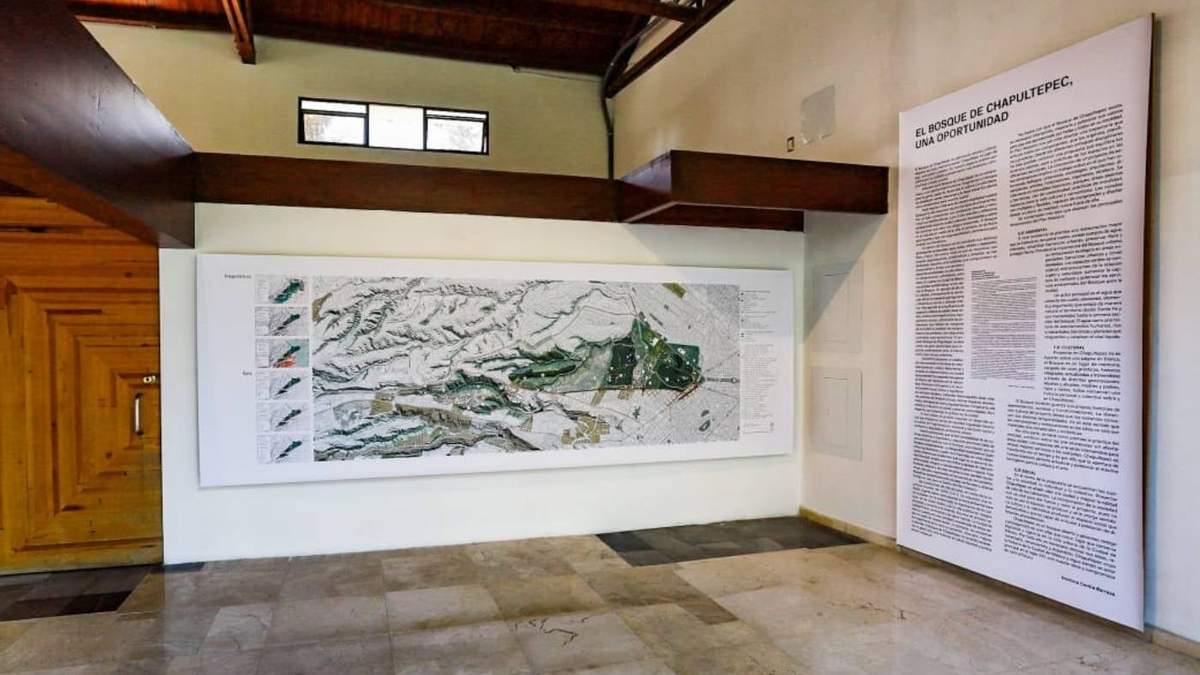 Exposición que muestra los avances de la propuesta conceptual del Plan Maestro para el Proyecto Cultural en el Bosque de Chapultepec