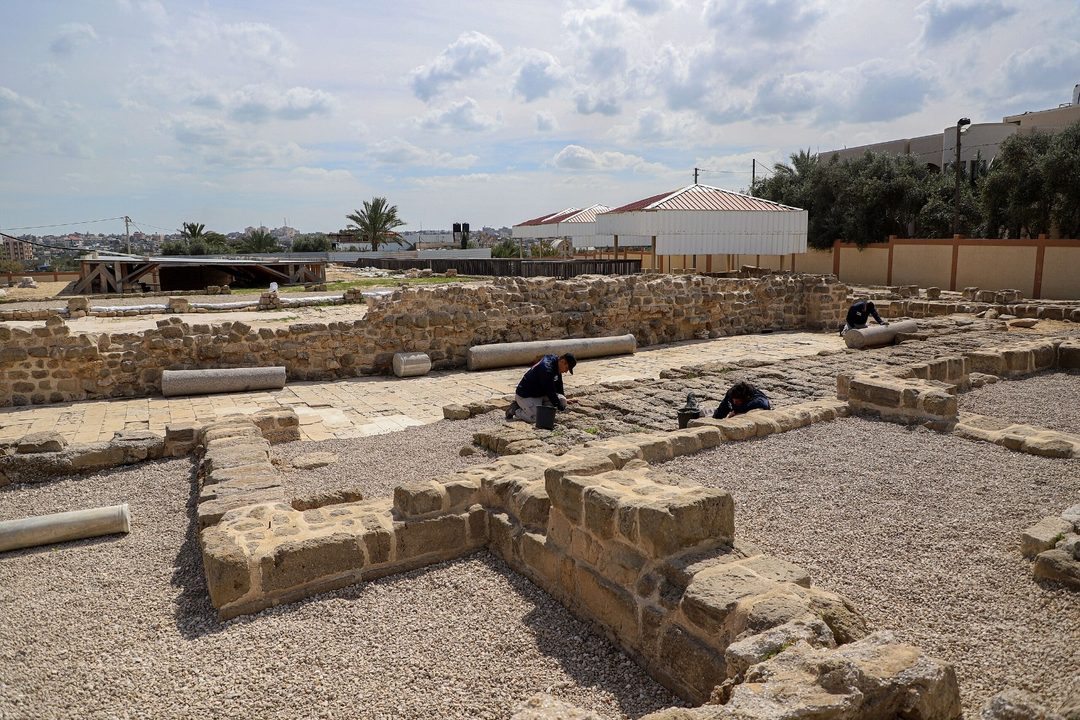 Vestigios del monasterio de San Hilarión. Foto Wikipedia