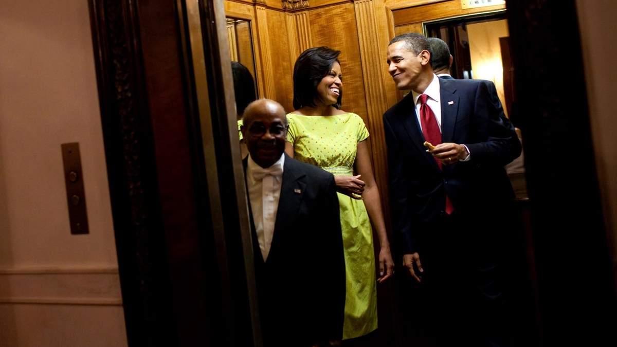 Wilson Roosevelt Jerman, Barack y Michelle Obama. Fuente: (Twitter)